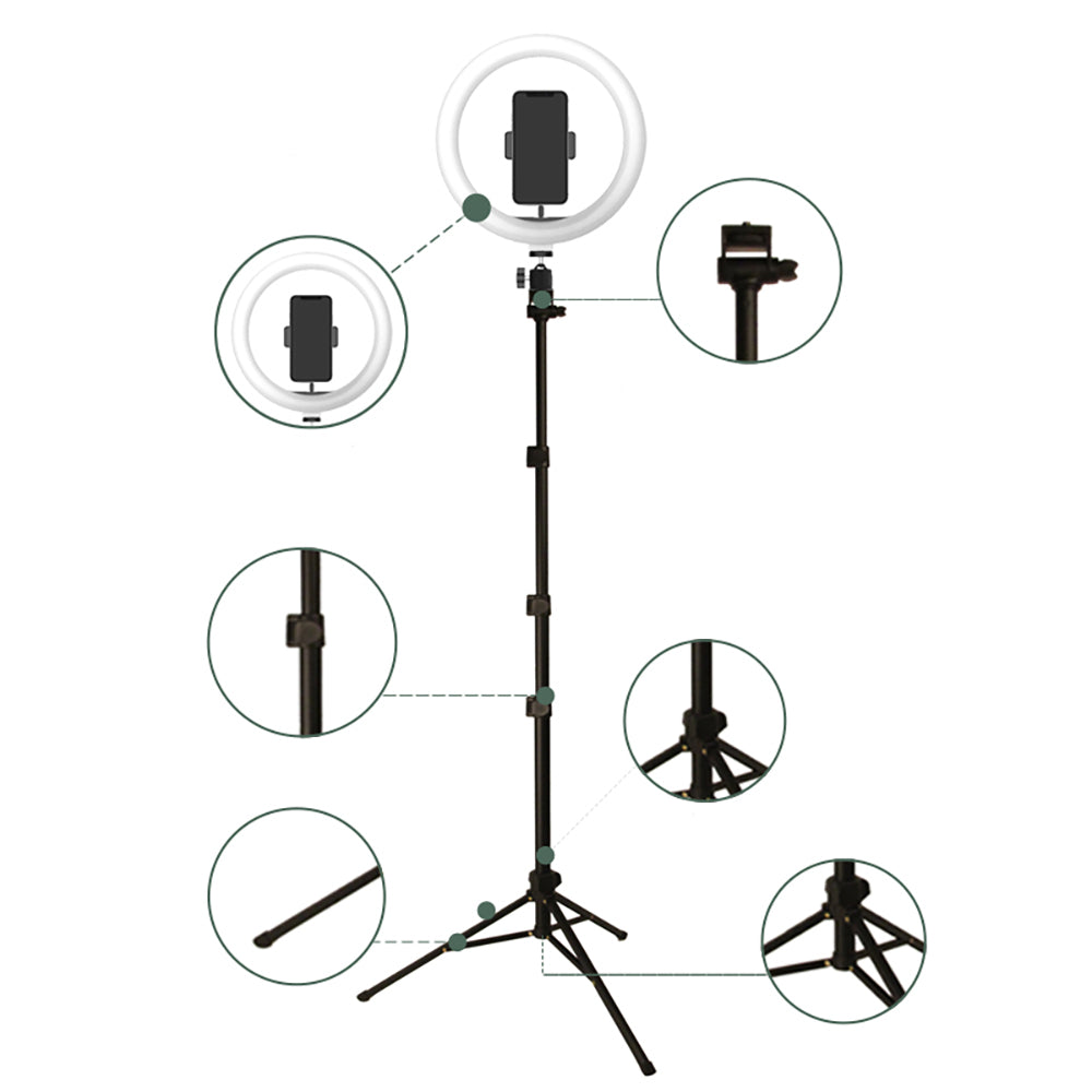 Jmary FM-536A Bluetooth Kumandalı Tripod Telefon Tutucu Ring Light Jmary FM-536A Bluetooth Kumandalı Tripod Telefon Tutucu Ring Light